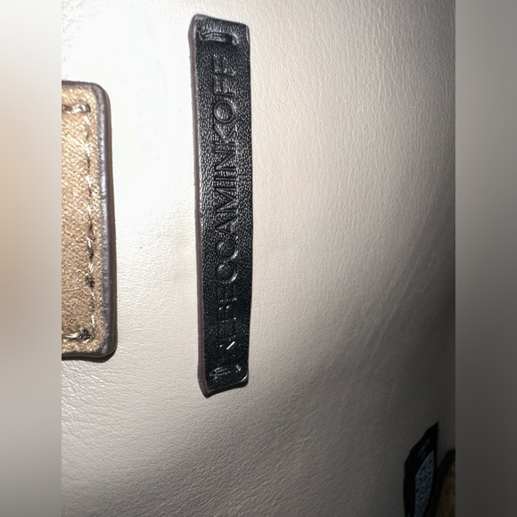 Rebecca Minkoff Gray taupe leather ring, satchel shoulder Crossbody bag - Picture 9 of 14